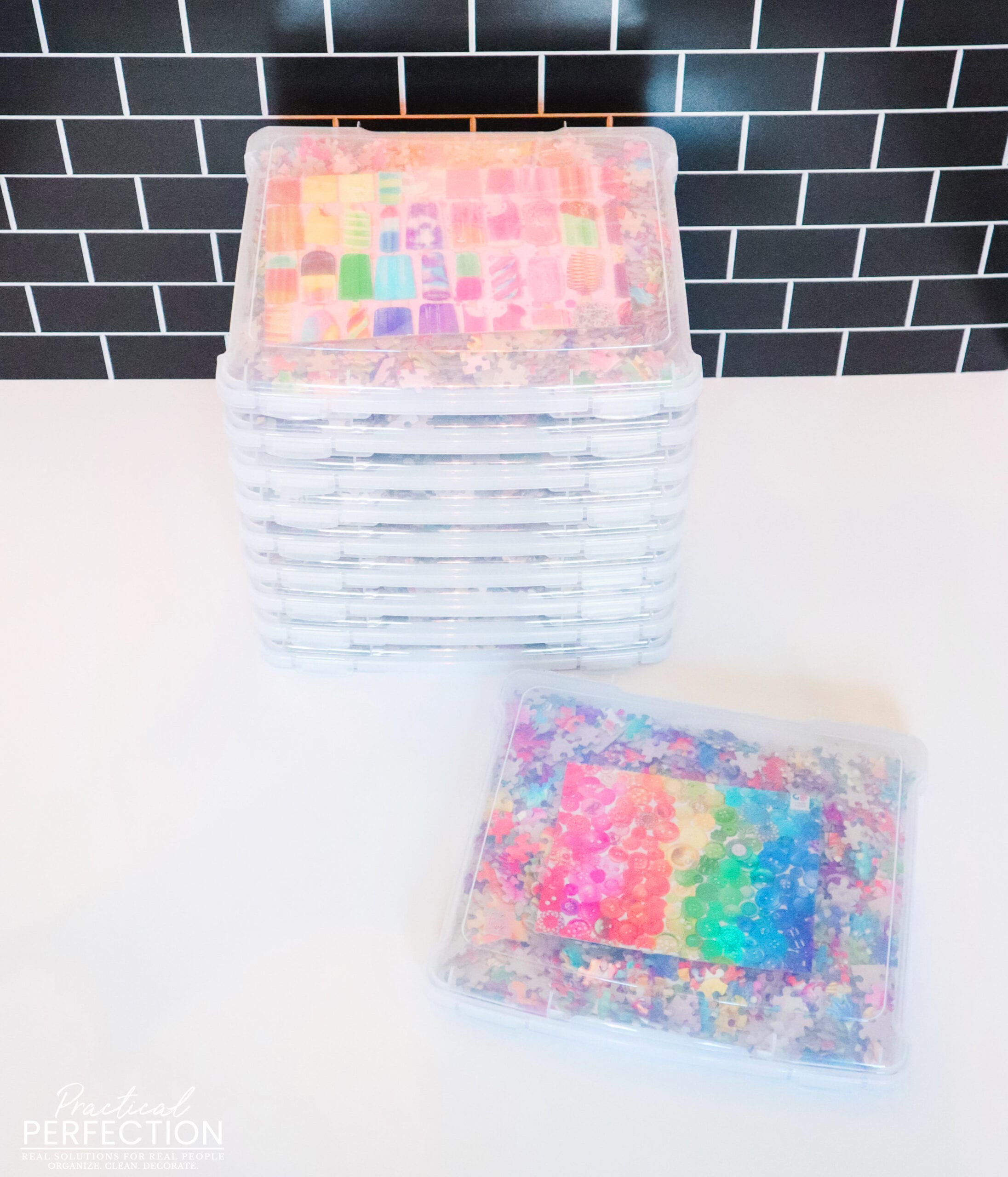 12 Creative Ways to Store and Organize Puzzles Practical Perfection